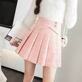 ツイードプリーツスカート(3COLOR)AB1167