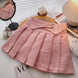 ツイードプリーツスカート(3COLOR)AB1167