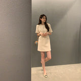 ベーシックツイードワンピース(3COLORS)AO1326