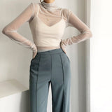 シースルーカットソー(2COLOR)AT1203