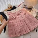 ツイードプリーツスカート(3COLOR)AB1167