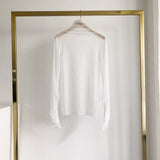 シースルーカットソー(2COLOR)AT1203