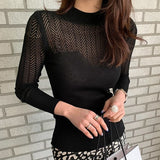 切り替えメッシュニット(2COLORS)AT1192