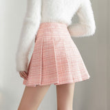 ツイードプリーツスカート(3COLOR)AB1167