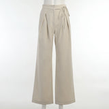 ウエストデザインワイドパンツ(2COLORS)AB1119