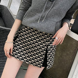 モダン柄スコートAB1166