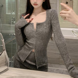 リブデザインタイトセットアップ(2COLOR)AS1310