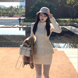 クラシカルネックセットアップ（2COLOR）AS1709