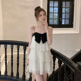 ティアードフリルモノトーンワンピースAO1861