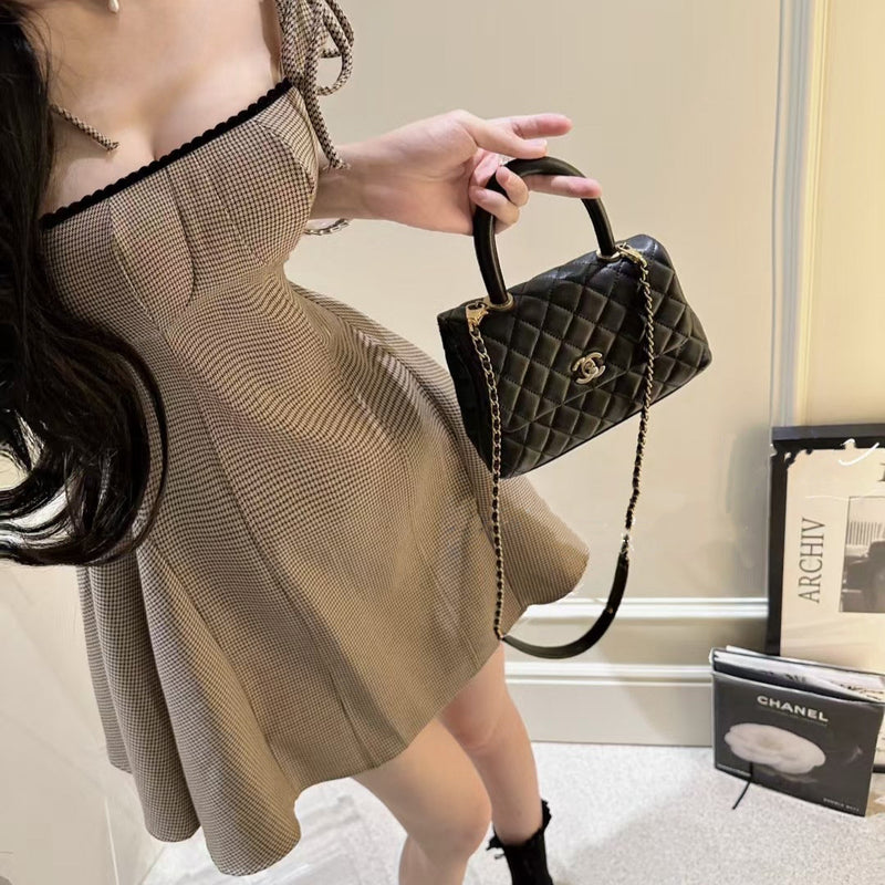 バックレースアップAラインワンピースAO1788