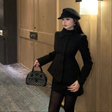 クラシカルネックセットアップ（2COLOR）AS1709