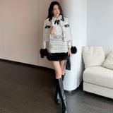 リッチファーモノトーンセットアップAS1670