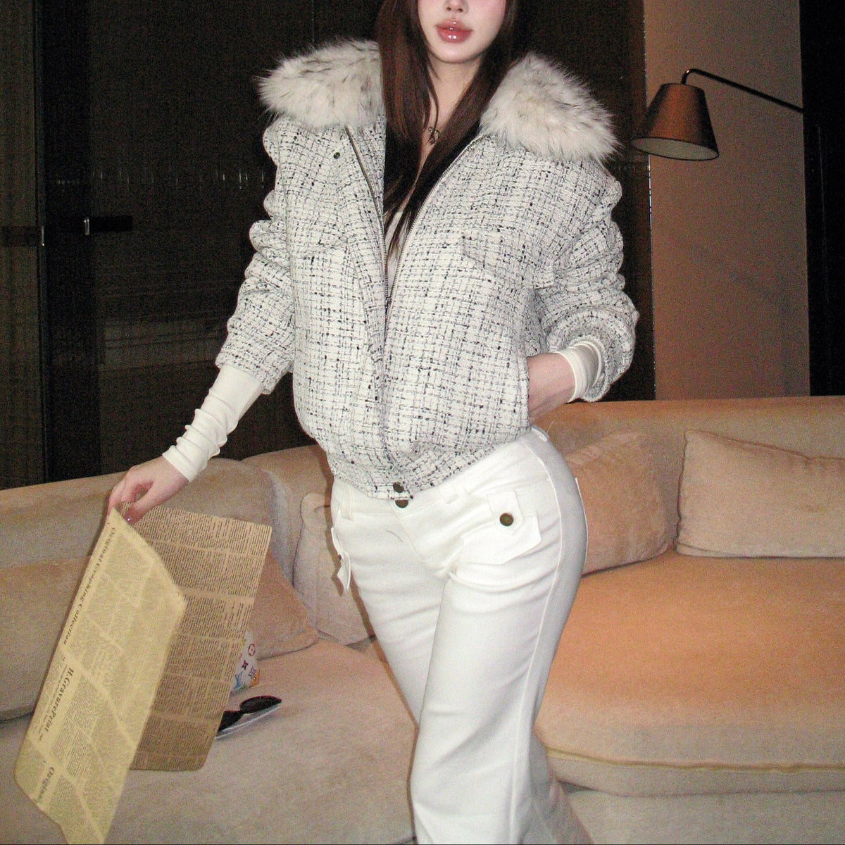 【美品】　リバーシブルファージャケット　SNACC コート – SNACC