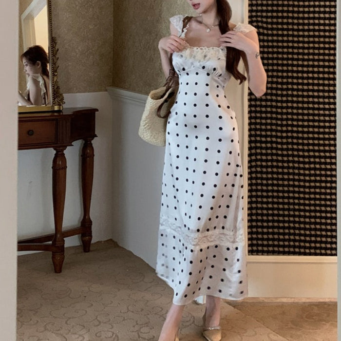 ♡新品未使用♡simonetta♡ワンピース　14A ZARA ZW COLLECTION KV ドット柄ミディワンピース - メルカリ