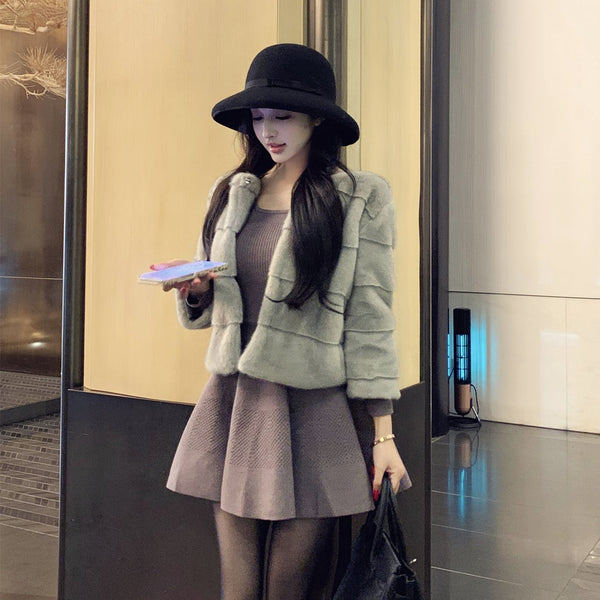 エレガントファーコートAJ1186