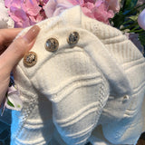 ホワイトニットセットアップAS1722