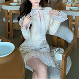 シアーフリルレディワンピースAO1839