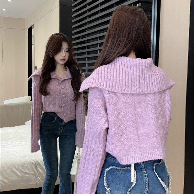 2WAYざっくりニット（3COLOR）AT1385