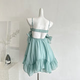 エアリーフリルAラインワンピースAO1849