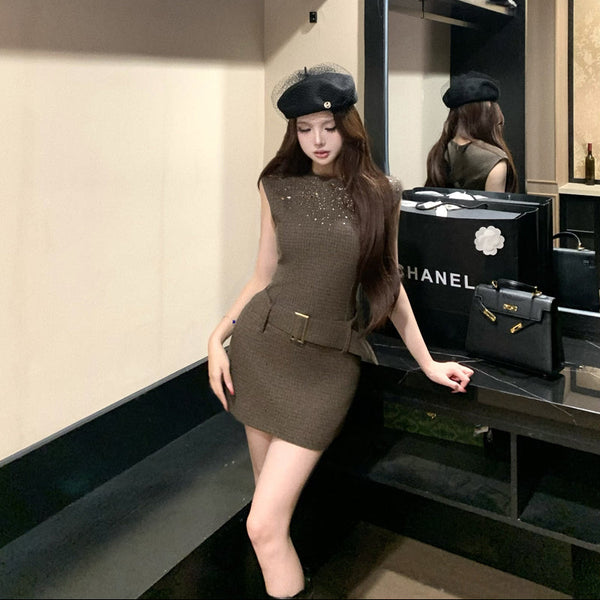 ビジューフレンチワンピースAO1815