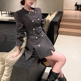 ダブルブレストジャケットセットアップAS1685