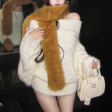 オフショルドルマンニット（2COLOR）AT1401