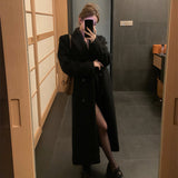 ダブルブレストロングコートAJ1191