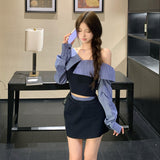 シャツコンビネーションセットアップAS1719