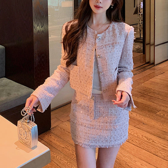 ファンシーツイードセットアップAS1675