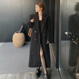 ダブルブレストロングコートAJ1191