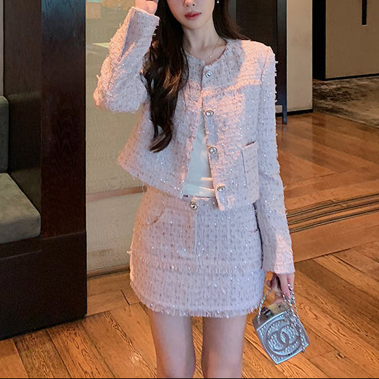 ファンシーツイードセットアップAS1675