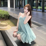 エアリーフリルAラインワンピースAO1849