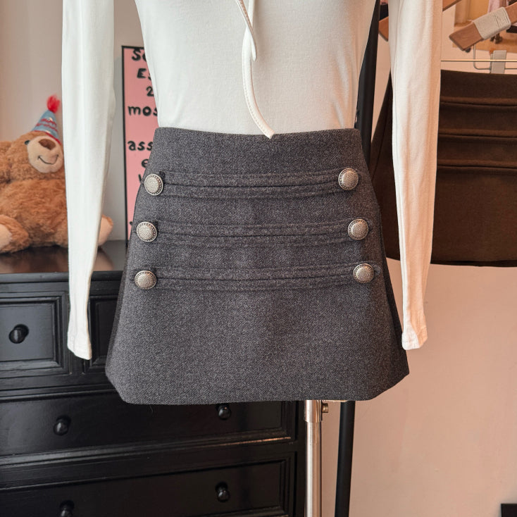 A*i様 SAINT LAWRANT PARIS ナポレオンミニスカート黒　20 ナポレオンミニスカート（3COLOR）AB1212 – SNACC