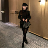 クラシカルネックセットアップ（2COLOR）AS1709