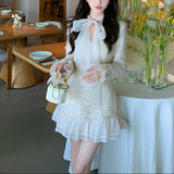 シアーフリルレディワンピースAO1839