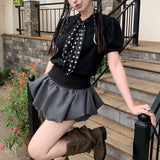 ドットスカーフタイカットソー（2COLOR）AT1409