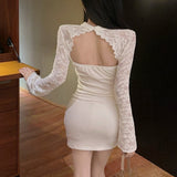 オープンレースワンピースAO1809