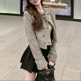 ダブルボタンジャケット×プリーツスカートAS1682