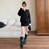 シャツドッキングVネックセットアップ（2COLOR）AS1695