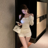 ポイントビジューオフショルニット（2COLOR）AT1395