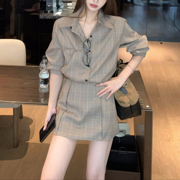 グレンチェックセットアップAS1653 – SNACC