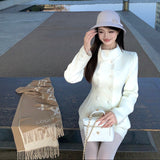 クラシカルネックセットアップ（2COLOR）AS1709