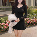 ウエストタッチニットワンピース（3COLOR）AO1829