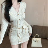 チェーンベルトワンピースAO1834