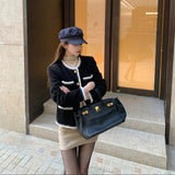 モノトーンノーカラーコートAJ1192