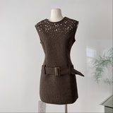 ビジューフレンチワンピースAO1815