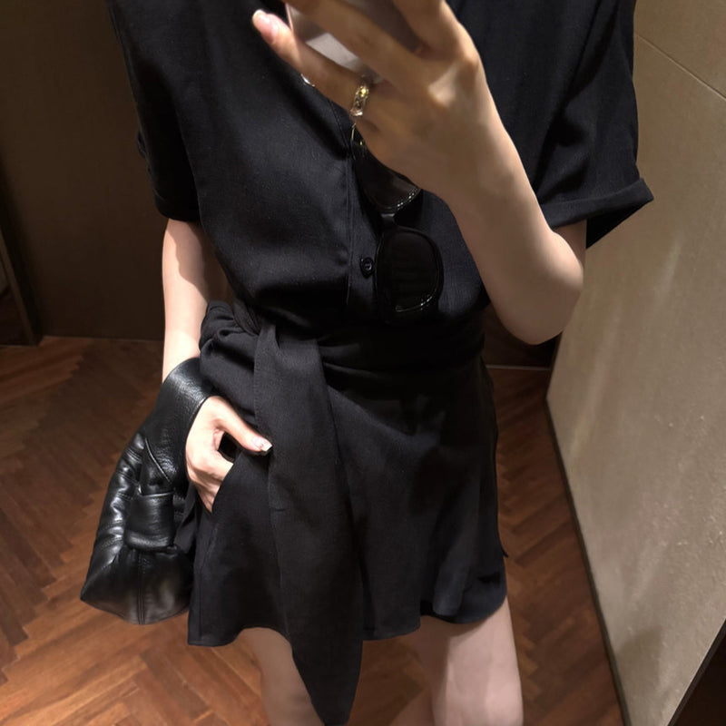 ウエストマークシャツセットアップ（３COLOR）AS1611