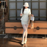 クラシカルネックセットアップ（2COLOR）AS1709