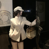 バックルウールコートAJ1189