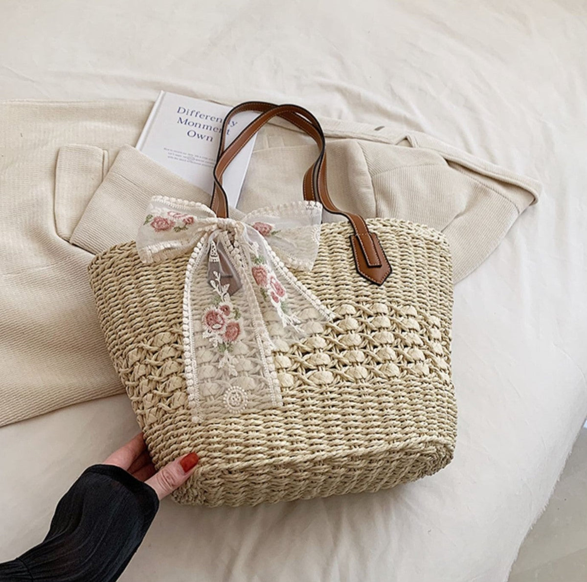 BASCO かごバッグ スカーフ付き any SiS｜スカーフ付パイピングカゴ バッグ | Rakuten Fashion